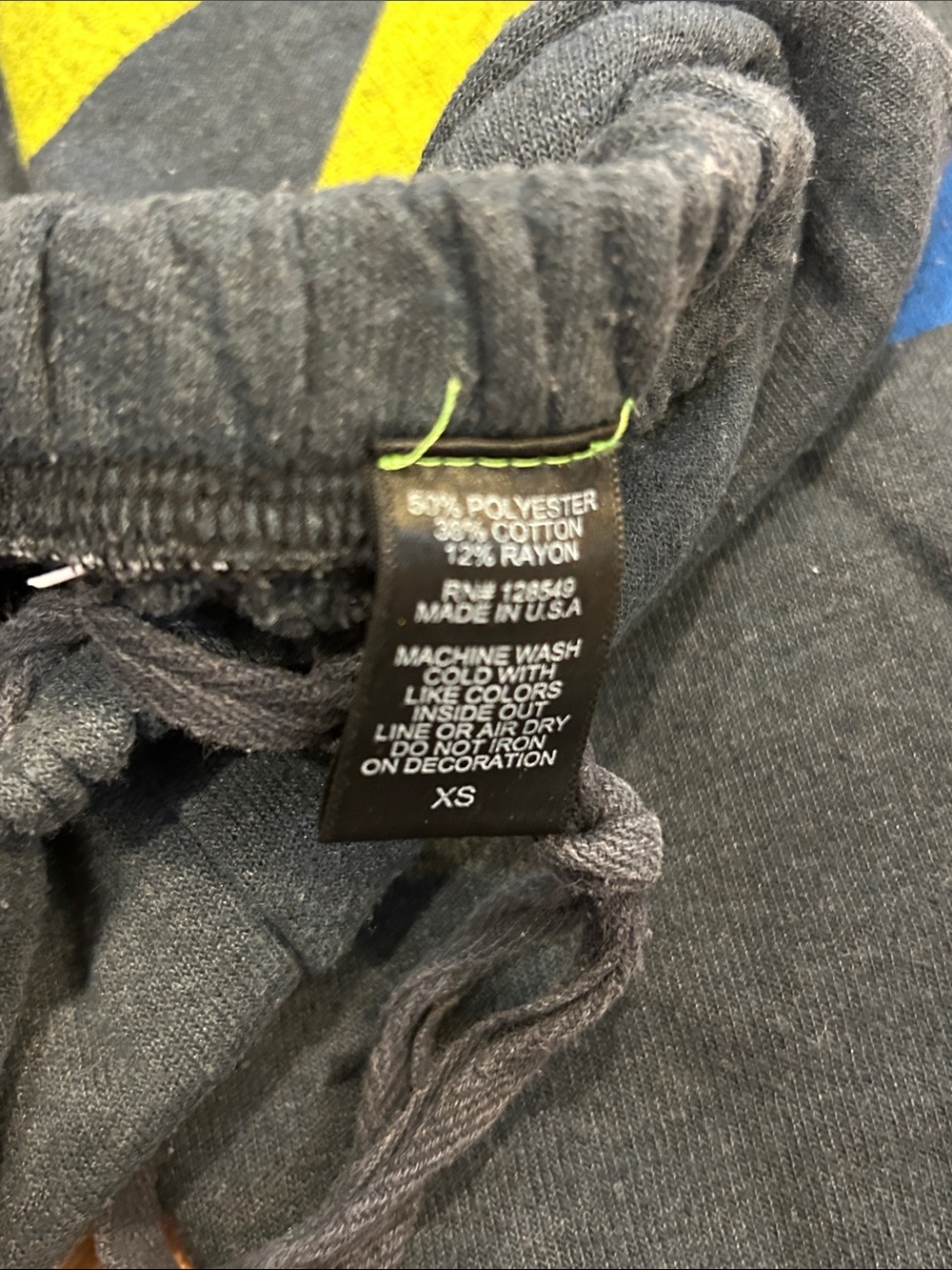 Aviator Nation Charcoal Joggers with Rainbow Logo Women’s XS - Picture 5 of 7